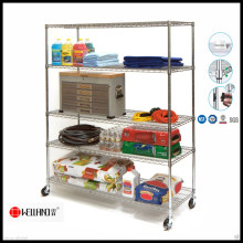 Chrome Metal Grocery Shelf for Retail Store Shelves with NSF Approval
